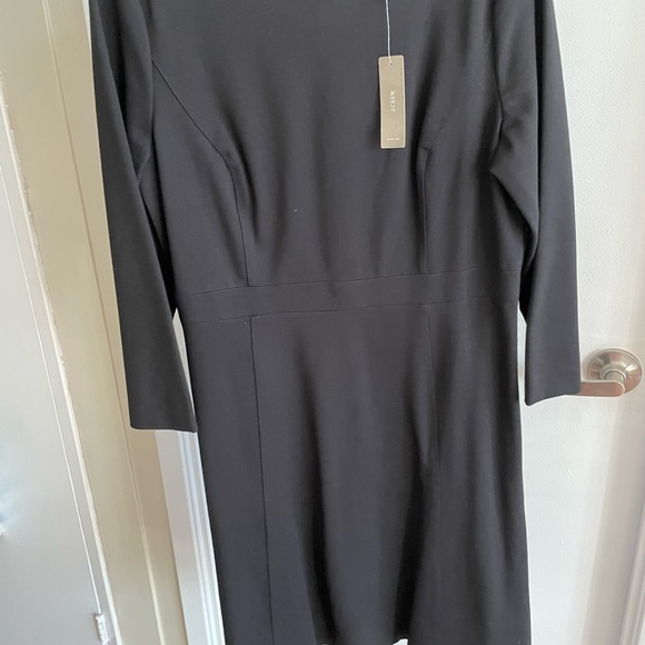 Jcrew fit and flare sheath dress in stretch ponte - Picture 2 of 11